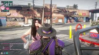 Carmella confronts Ramee at the Gas Station  Nopixel 40  GTA  CG [upl. by Eatnhoj829]