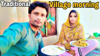 gaun ka nashtaVillage morningTharparkar natural village lifeThar Vlog [upl. by Sielen]