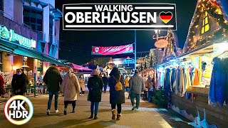 🎄Amazing Christmas Lights at Centro Oberhausen  Germany 4K HDR Night Walk [upl. by Kathe]