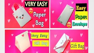 4 Easy Paper Craft Ideas  Easy Paper Crafts  Easy Paper Crafts For School  CraftBaishakhi [upl. by Semele]