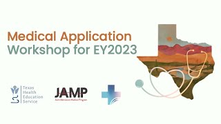 TMDSAS Medical School Application Workshop for EY 2023 [upl. by Innor284]