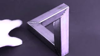 Welding Magic Revealing the Secret of the Metal Triangle [upl. by Magdalena]