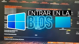 Como ENTRAR en la BIOS de mi PC ✅ [upl. by Neelrad]