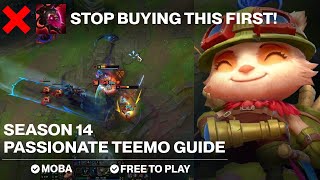 SEASON 14 PASSIONATE amp COMPREHENSIVE TEEMO GUIDE [upl. by Sophi]