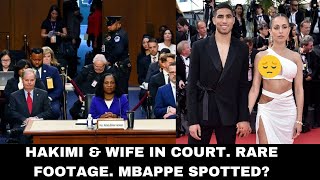 ACHRAF HAKIMI amp WIFE IN COURT REACTION Divorce penalty MBAPPE amp his mother [upl. by Ardnassac]