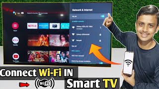 Connect WIFI in OnePlus smart TV  How to connect WiFi in OnePlus TV  WIFI connect in smart TV [upl. by Nnylacissej]