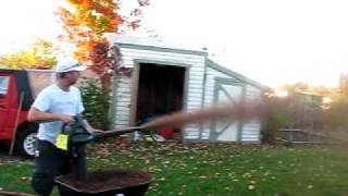 Peat Moss Leaf Blower Part 3 [upl. by Wil]