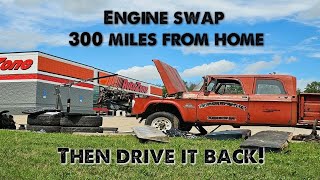 RARE Powerwagon PARKED 23 years Can we engine swap it and drive 300 miles [upl. by Janiuszck514]