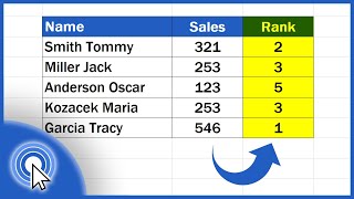 How to Calculate a Rank in Excel Descending  Ascending [upl. by Aldwin57]