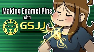 Making Enamel Pins With GSJJ [upl. by Yllen]