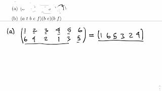 Permutations Writing a Permutation as a Product of Disjoint Cycles [upl. by Rickard]