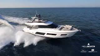 Ferretti Yachts 670  NewBoats  lanchas e iates [upl. by Lovash4]