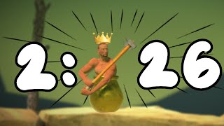 GETTING OVER IT SPEEDRUN IN 226824 [upl. by Elleb]