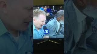 Cuttino Mobley bout to put hands on Micheal Rappaport during interview [upl. by Swenson]