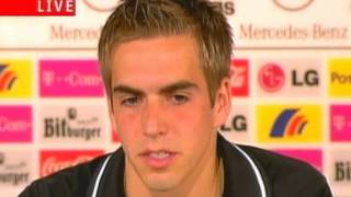 Philipp Lahm  20060623 NTV  PK [upl. by Brittni]