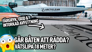 RÄDDAR NITRA 29  SLIPAR OCH POLERAR 🛥💨 [upl. by Wentworth96]