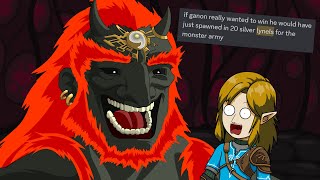 TOTK How Ganondorf could easily defeat Link [upl. by Enoek]