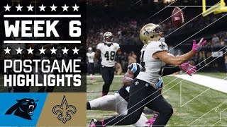 Panthers vs Saints  NFL Week 6 Game Highlights [upl. by Soloman]