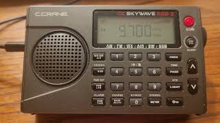 C Crane Skywave SSB2 Shortwave Radio 091324 Music requests on Radio New Zealand International [upl. by Susanne966]