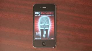 iRig Recorder  The easiest way to make quality recordings on your iPhone iPod iPad [upl. by Arihk176]