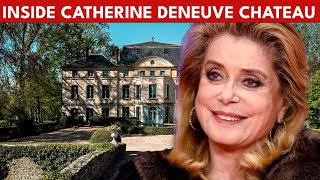 Catherine Deneuve Chateau de Primard  INSIDE Catherine Deneuve Real Estate  Interior Design [upl. by Tarkany]