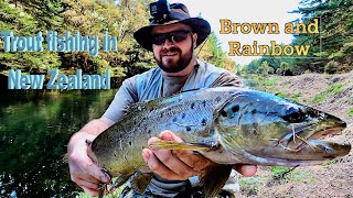 Trout Fishing Rangitaiki amp Wheao Rivers in Kaingaroa Forest in NZ Ep 174 [upl. by Nanek]