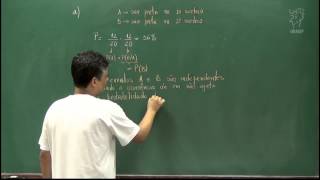 Probabilidade  Probabilidade Condicional e Multiplicação de Probabilidades parte 1  Aula 83 [upl. by Gaston]