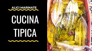 Tutorial ricetta originale Come fare le alici marinatecucinatipica [upl. by Leunamnauj712]