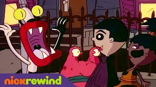 Aaahh Real Monsters Go OUT On Halloween 🎃  Full Scene  Nicktoons [upl. by Aihsekel860]