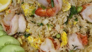 Shrimp Fried Rice Recipe  Morgane Recipes [upl. by Corella]