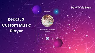 ReactJS Custom Music Player  React Hooks Tutorial [upl. by Ellerrad]