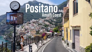 Positano Italy  July 2021  Amalfi Coast  4KHDR Walking Tour ▶42min  Tourister Tours [upl. by Evander]