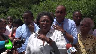 Prime Minister Mia Mottley Tours The Graeme Hall Nature Sanctuary [upl. by Jariv]