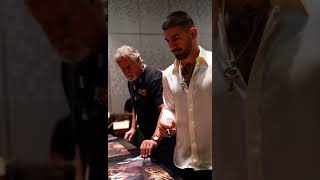 ILIA FIRMANDO POSTERS DE LA CARTELERA DEL UFC 308 iliatopuria ufc308 🎥via ufcespanol [upl. by Serdna]