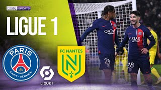 PSG vs Nantes  LIGUE 1 HIGHLIGHTS  12092023  beIN SPORTS USA [upl. by Geoffry]