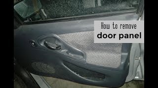 How to remove and reinstall the door panel on your car DIY video  diy door [upl. by Nissie]