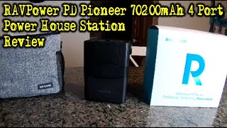 RAVPower PD Pioneer 70200mAh 250W 4 Port Power House Review [upl. by Arbed8]