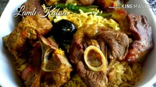 Lamb kabsa recipe Arabian dish [upl. by Saalocin]