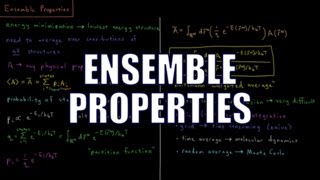 Computational Chemistry 35  Ensemble Properties [upl. by Eelram]