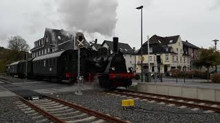 WiehltalbahnBergischer Löwezweiter Fahrtag 28102018in Wiehl [upl. by Pebrook]