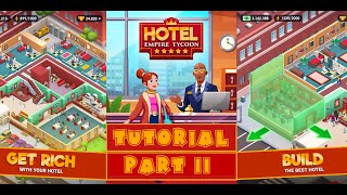 HOTEL EMPIRE TYCOON  Tutorial tips and tricks part 2 [upl. by Lerrej]