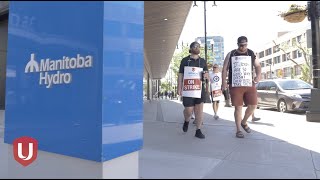 Rally for Manitoba Hydro workers [upl. by Goldfarb502]