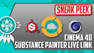 C4D SNEAK PEEK Substance Painter Live Link Cinema 4D [upl. by Arrec]