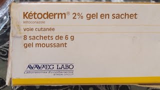 Ketoderm 2 gel الحل فعال الفضاء على قشرة شعر [upl. by Arobed]