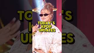 TODAYS KPOP UPDATES 🔥 kpop shorts [upl. by Esiom]