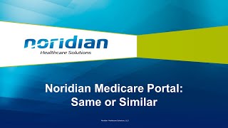 Noridian Medicare Portal Same or Similar [upl. by Lenka]