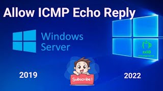 Allow ICMP Echo reply on windows server 20192022 [upl. by Gagne388]