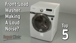 FrontLoad Washer Is Noisy — Washing Machine Troubleshooting [upl. by Neddie]