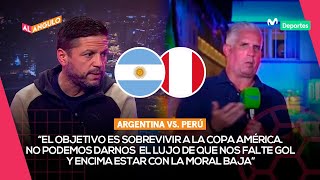 ARGETNINA VS PERÚ ÚLTIMO partido de fase de grupos de la COPA AMÉRICA  AL ÁNGULO EN EE UU ⚽🥅 [upl. by Solnit]