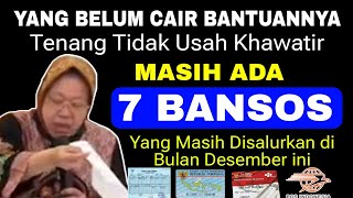 🥰 JANGAN KHAWATIR ❗ Desember Ini Masih Ada 7 Bansos Yg Masih Proses Penyaluran Lewat pos dan ATM KKS [upl. by Einaoj]